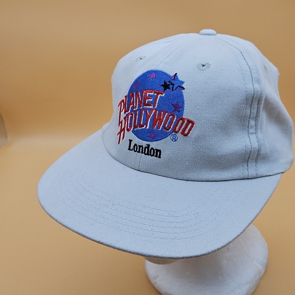 Vintage Planet Hollywood London Hat Cap Adjustable‎ Snapback Baseball 1995
